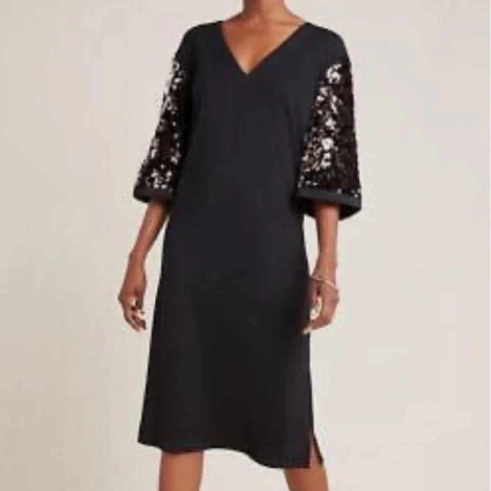 Anthropologie RO & DE Ariel Sequin Midi Dress - Picture 1 of 14